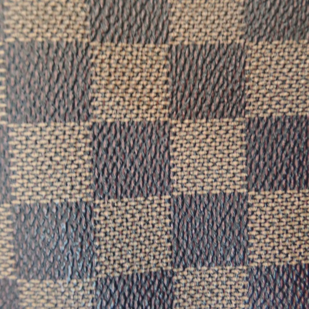 VOKUR Brown & Tan Square Traveling Jewelry Box Coated Canvas Zippered Darling - Picture 11 of 16